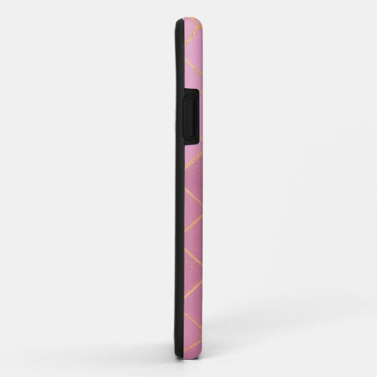 Modern Roze Rose Goud Case-Mate iPhone Case (Achterkant/rechts)