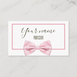 Modern roze roze roze stijlvol visitekaartje