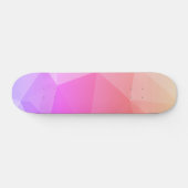 Modern roze schaduw geometrisch patroon persoonlijk skateboard (Horizontaal)