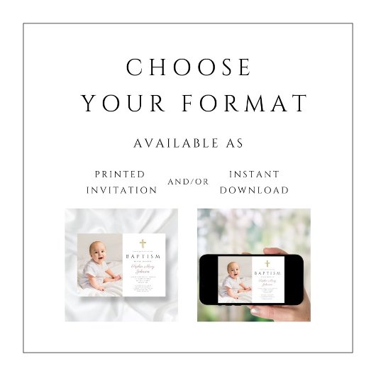 Modern Roze Script Cross Girl Fotodoop Kaart