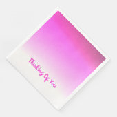 Modern Roze Servet (Hoek)