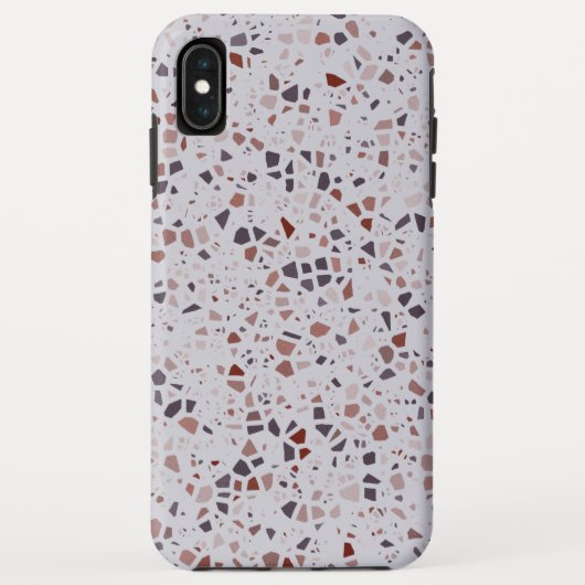 Modern roze terrazzo printpatroon Case-Mate iPhone case (Achterkant)