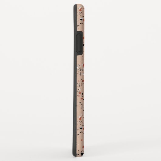 Modern roze terrazzo printpatroon Case-Mate iPhone case (Achterkant/rechts)