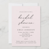 Modern roze Vrijgezellenfeest Kaart (Voorkant)