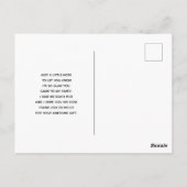 Modern roze Waterverf Floral Bouquet bedankt Briefkaart (Achterkant)