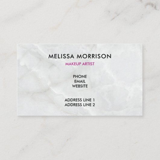 Modern Roze Waterverf Floral Bouquet Monogram Visitekaartje (Achterkant)