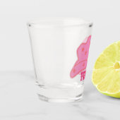 Modern Roze Yee Haw Cowgirl Cowboy Pet Rodeo Shot Glas (Links)