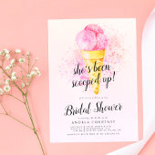 Modern Roze Ze is Scooped up vrijgezellenfeest Kaart