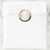 Modern Roze Zwart Goud Body Butter Labels (Tas)