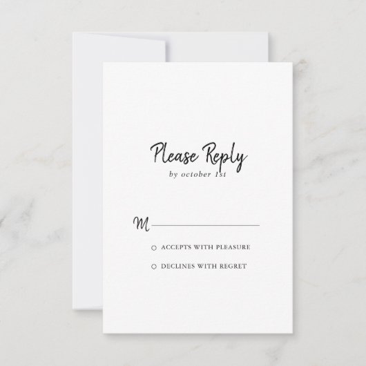 Modern RSVP (Voorkant)