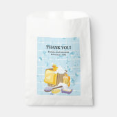 Modern Rubber Ducky Bubbles Baby shower Bedankzakje (Voorkant)