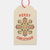 Modern Russisch Ornament gepersonaliseerd to-from Cadeaulabel (Achterkant)