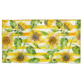 Modern Rust Leaf Pillowcases – Autumn colourful Kussensloop (Voorkant-Links)