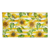 Modern Rust Leaf Pillowcases – Autumn colourful Kussensloop (Achterkant-Rechts)