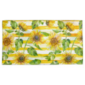 Modern Rust Leaf Pillowcases – Autumn colourful Kussensloop (Voorkant-Rechts)