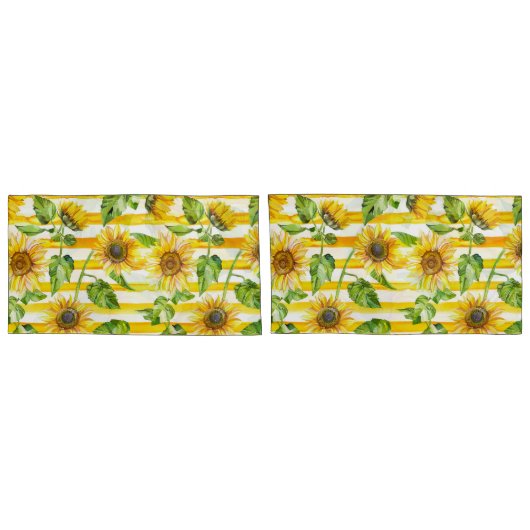 Modern Rust Leaf Pillowcases – Autumn colourful Kussensloop (Achterkant-Set)