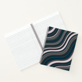 Modern Rustic Blauw & Grijs Notitieboek