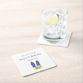 Modern Rustic Bluebonnet Custom Boho Gifts Wedding Kartonnen Onderzetters (Insitu)