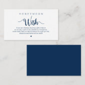 Modern Rustic Boerderij, Honeymoon Wish Informatiekaartje (Voorkant / Achterkant)