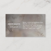 Modern Rustic bruin Kraft Zandpapier Visitekaartje (Achterkant)