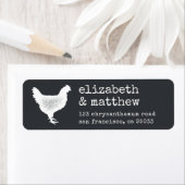 Modern Rustic Country Farmhouse Weddenschap Etiket (Insitu)