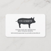 Modern Rustic Country Farmhouse Wedding Website Informatiekaartje (Voorkant)