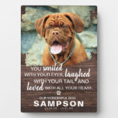 Modern Rustic Dierenmonument | Fotoherinnering Fotoplaat (voorkant)