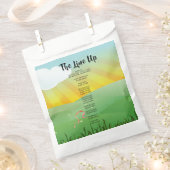 Modern Rustic Festival Wedfest Programme Bedankzakje (Geknipt)