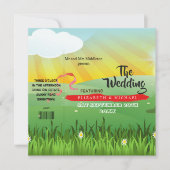 Modern Rustic Festival Wedfest Weddenschap (Voorkant)