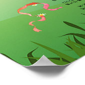 Modern Rustic Festival Woensdagfeest Huwelijksprog Poster (Hoek)