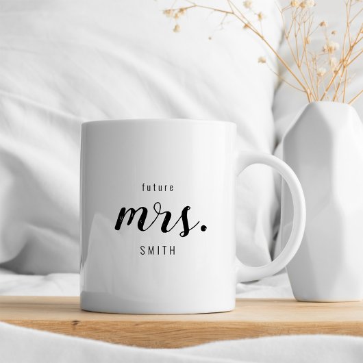 Modern Rustic Future Mevrouw Trouwcadeau Koffiemok