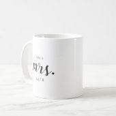 Modern Rustic Future Mevrouw Trouwcadeau Koffiemok (Voorkant links)