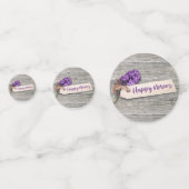 Modern Rustic Happy Norooz Hyacinth Confetti (Voorkanten)