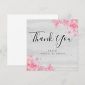 Modern Rustic - Hartelijk dank Bedankkaart (Voorkant / Achterkant)