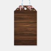 Modern Rustic Ice Cream Scoop Drawing Baby shower Cadeaulabel (Achterkant)