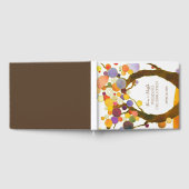 Modern Rustic Love Trees Wedding Gastenboek (Volledig)