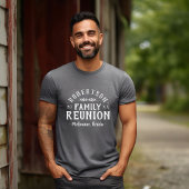 Modern Rustic Personalized Family Reunion T-shirt