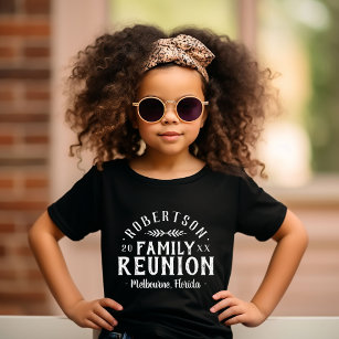 Modern Rustic Personalized Family Reunion T-shirt
