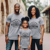 Modern Rustic Personalized Family Reunion T-shirt