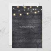 Modern Rustic Snapshot Surprise Verloving Foto S Save The Date (Achterkant)