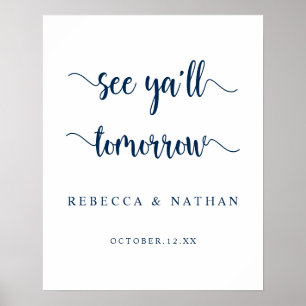 Modern Rustic, Tot ziens allemaal morgen Poster