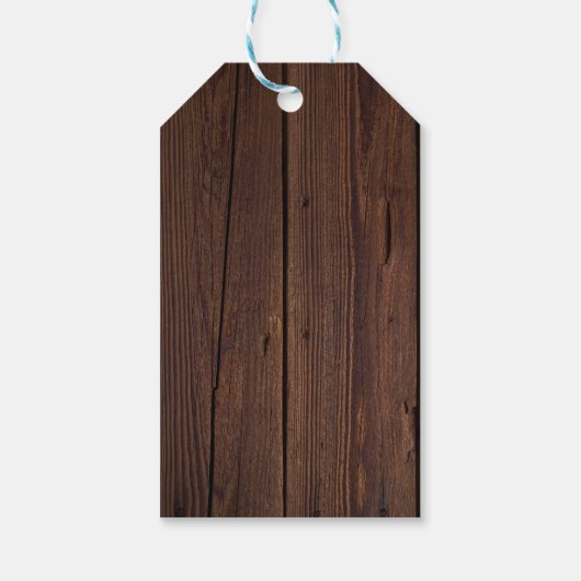 Modern Rustic Watermelon Slices Baby shower Cadeaulabel (Achterkant)