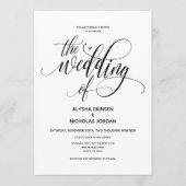 Modern Rustic Wedding Kaart v2 (Voorkant)