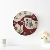 Modern Rustic Wine Lover More Wine Please Grote Klok (Huis)