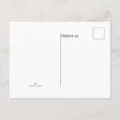 Modern Rustic Wood Wedding Briefkaart (Achterkant)
