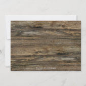 Modern Rustic Wood, Will You Be My Best Man Card Notitiekaartje (Achterkant)