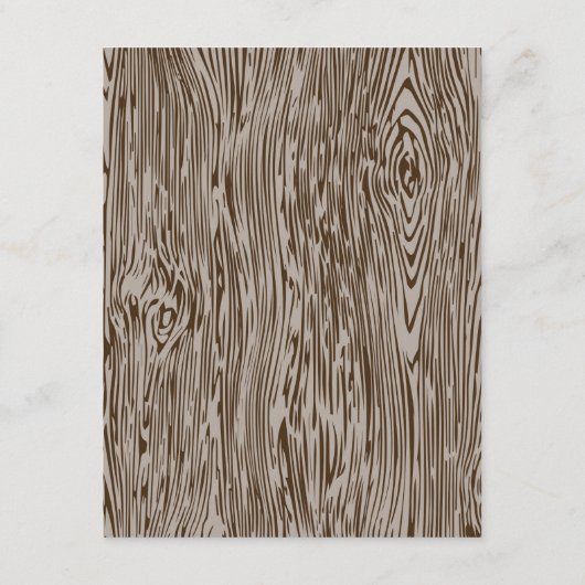 Modern Rustic Woodgrain Kaart Details (Achterkant)
