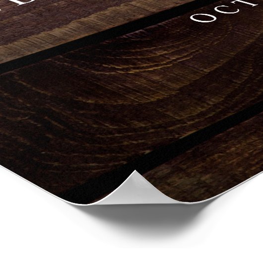 Modern Rustic, zie je alle Poster van morgen (Hoek)