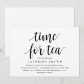 Modern Rustic, zwart script, Vrijgezellenfeest Kaart (Voorkant / Achterkant)