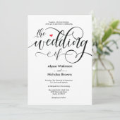 Modern rustiek bruiloft uitnodiging kaart ontwerp (Staand voorkant)